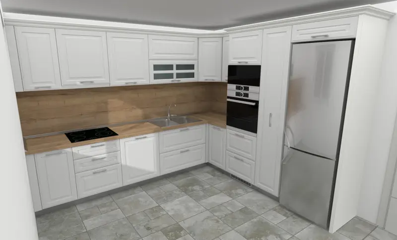 Proiect 3D pentru o bucătărie